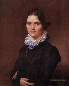 Mademoiselle Jeanne Suzanne Catherine Gonin néoclassique Jean Auguste Dominique Ingres Peinture à l'huile